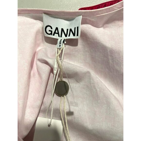 Ganni Wrap Floral-print Midi Dress NWT Size 40 US Medium - Picture 8 of 9